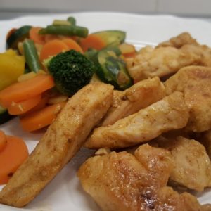 10 perces vacsora - csirkemell és zöldség