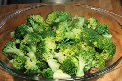 Paleo rakott brokkoli készítése 7 - brokkoli réteg