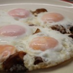 Tojástorta - tükortojás bacon