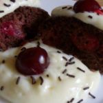 Fekete erdő muffin