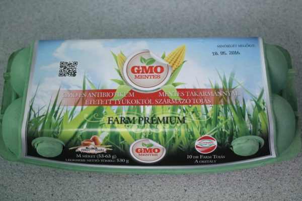 GMO-mentes tojás