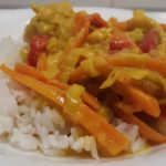 Paleo csirke curry jázmin rizzsel
