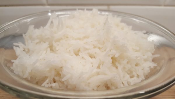 Párolt basmati rizs