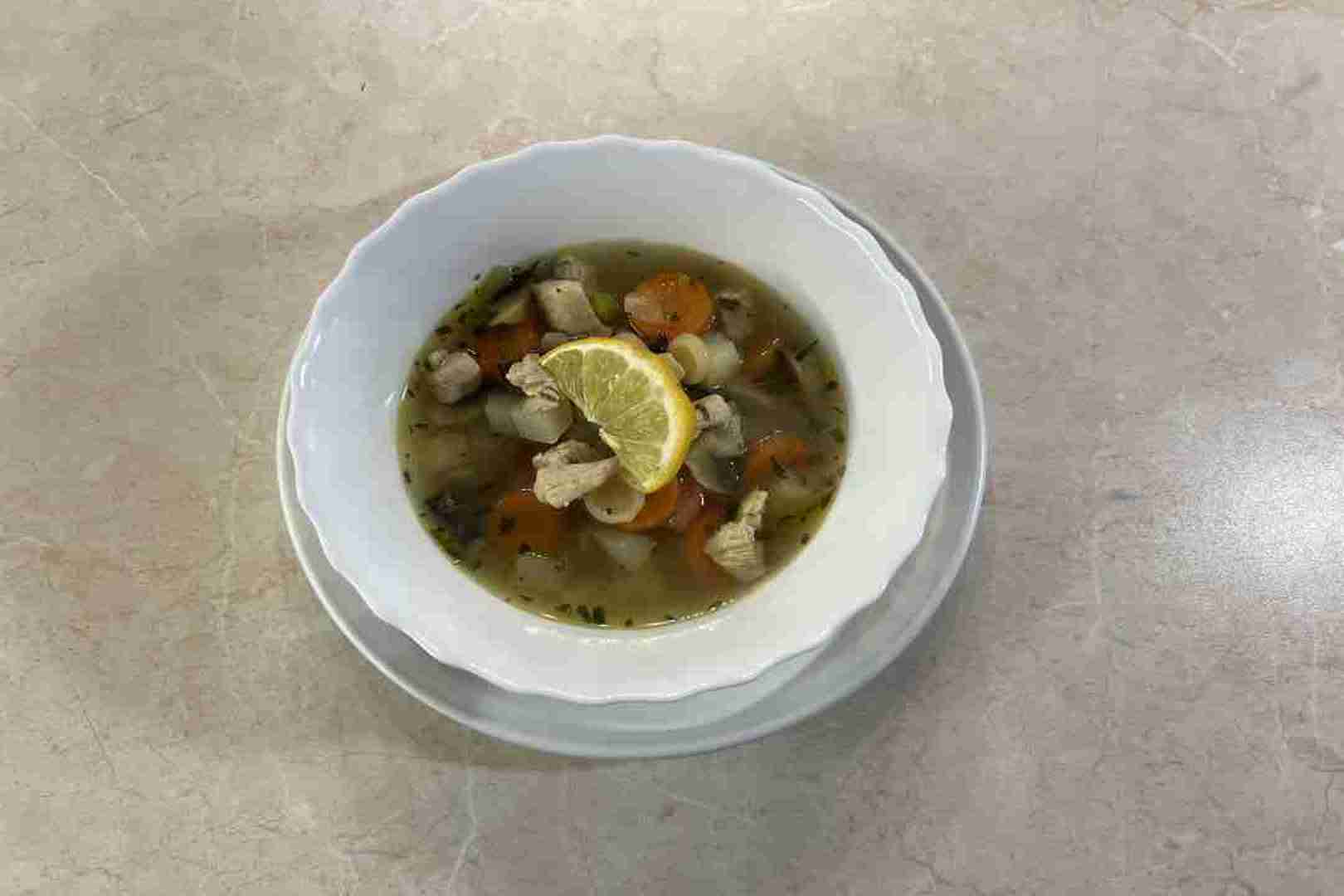 citromos tárkonyos pulykaraguleves gazdagon