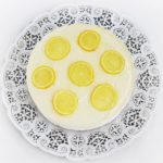 Tejszínes citromos túrótorta felülről