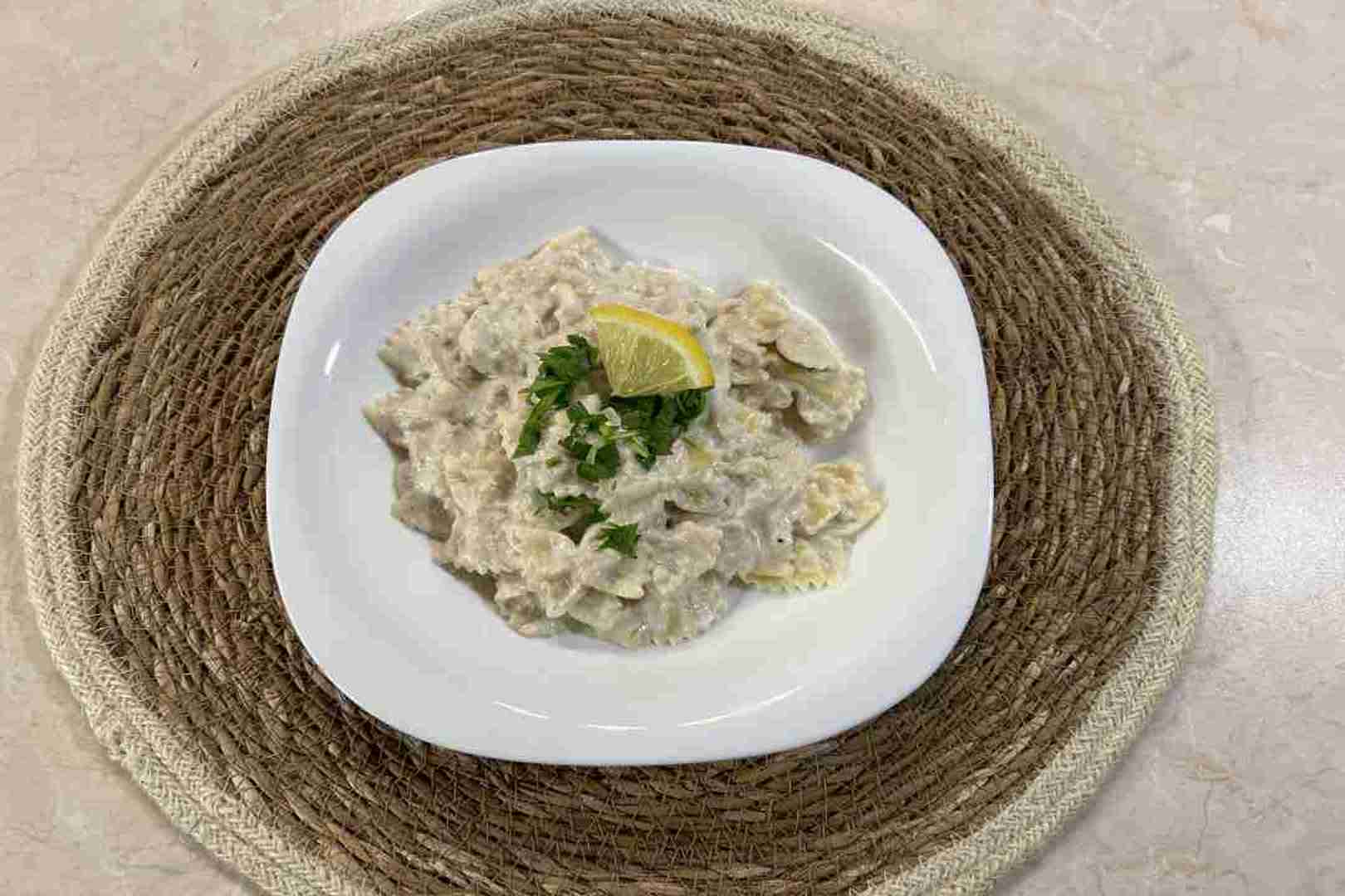 tejszínes tonhalas tészta