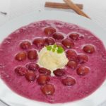 Vörösboros gyümölcsleves